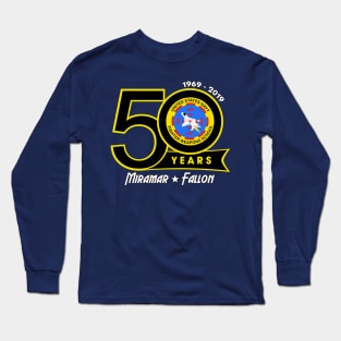 50th Anniversary - TOPGUN 2 Sided Long Sleeve T-Shirt